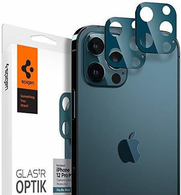 Spigen Back Camera Lens Glass Protector for Apple iPhone 12 Pro Max(Pack of: 2)