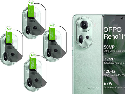 DAFFIN Back Camera Lens Glass Protector for OPPO Reno 11 5G(Pack of: 4)