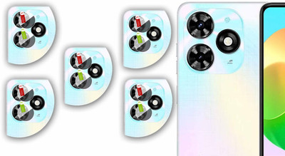 DAFFIN Back Camera Lens Glass Protector for Tecno Spark 20C(Pack of: 5)