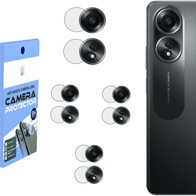 BERRIES Camera Lens Protector for OPPO A78 4G. [Unbreakable Polycarbonate Material](Pack of 4)