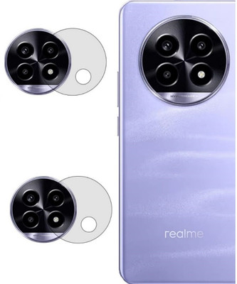 RANSINT Back Camera Lens Glass Protector for Realme 14 Pro Lite With 9H Hardness, Air Bubble Free, Ultra HD, Anti-Shock(Pack of: 2)