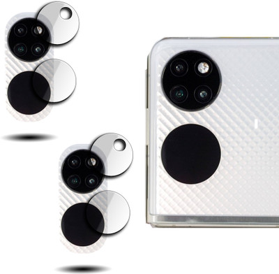 Mclues Back Camera Lens Glass Protector for Huawei P50 Pocket(Pack of: 2)