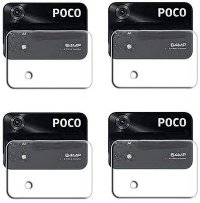 LIGHTWINGS Back Camera Lens Glass Protector for POCO X-4 Pro 5G(Pack of: 4)