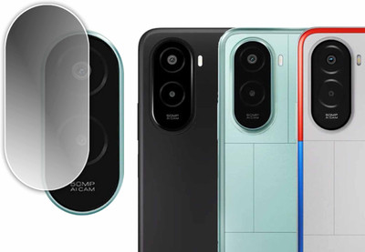 DAFFIN Back Camera Lens Glass Protector for POCO M7 Plus 5G(Pack of: 1)