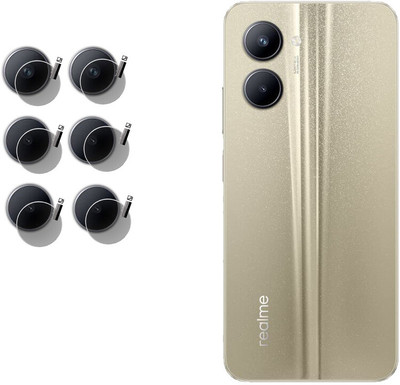 DAFFIN Back Camera Lens Glass Protector for realme C33(Pack of: 3)