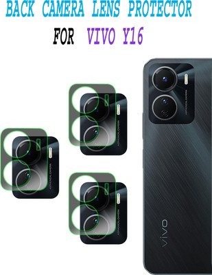 EJZATEX Back Camera Lens Glass Protector for VIVO Y16(Pack of: 3)