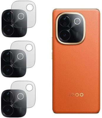 RANKART Back Camera Lens Glass Protector for Iqoo Z9s Pro 5G With 9H Hardness, Anti-Shock, Ultra HD, Air Bubble Free(Pack of: 3)