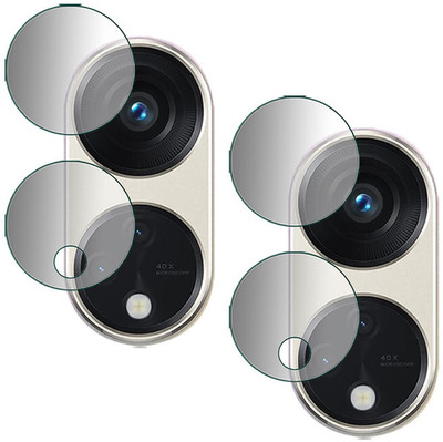 DOUMOF Back Camera Lens Glass Protector for OPPO Reno8T 5G Back Camera(Pack of: 2)