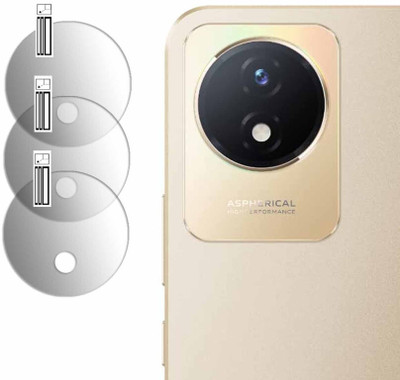 YCHROZE Back Camera Lens Glass Protector for Vivo Y02t(Pack of: 3)
