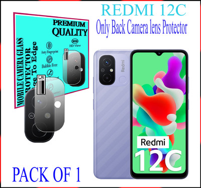 DAFFIN Back Camera Lens Glass Protector for Redmi 12C(Pack of: 1)