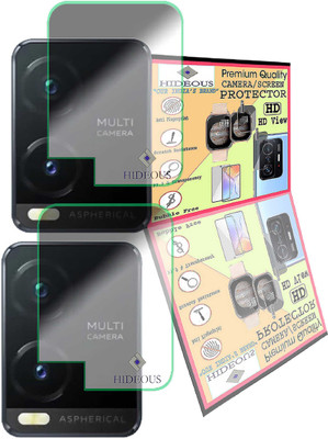 HIDEOUS Back Camera Lens Glass Protector for Vivo T1x.(Pack of: 2)