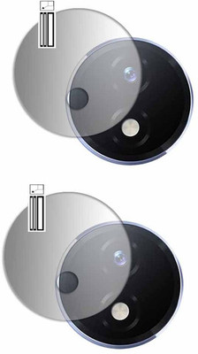DOUMOF Back Camera Lens Glass Protector for Vivo Y02 BACK CAMERA(Pack of: 2)