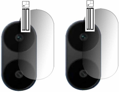 YCHROZE Back Camera Lens Glass Protector for POCO C50(Pack of: 2)