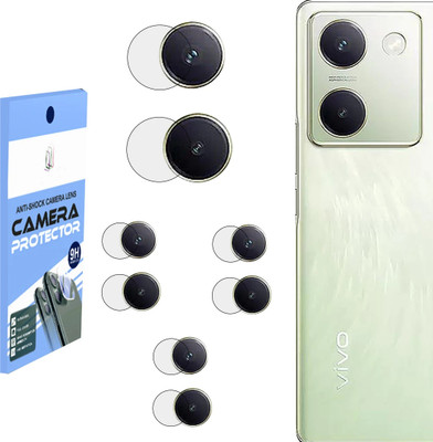 SHIVATRIX Back Camera Lens Glass Protector for VIVO Y200 PRO 5G, [Unbreakable Flexible Polycarbonate Material](Pack of: 4)
