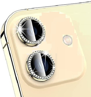 ELEF Back Camera Lens Ring Guard Protector for iPhone 11 Ultra Thin Diamond Stone(Pack of: 1)