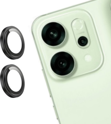 MOBCART Back Camera Lens Glass Protector, Camera Lens Ring Guard Protector for Oppo Reno 14 5G – 9H Tempered, Scratch-Resistant, Camera Lens Protector (Black)(Pack of: 2)