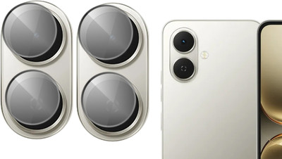 DAFFIN Back Camera Lens Glass Protector for tecno spark go 2(Pack of: 2)