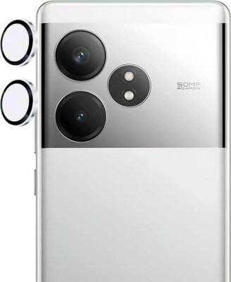 ITIANS Back Camera Lens Ring Guard Protector for Realme GT 6T, Silver Camera Ring For realme GT 6T(Pack of: 2)