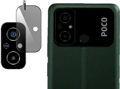 DAFFIN Back Camera Lens Glass Protector for POCO C55(Pack of: 1)