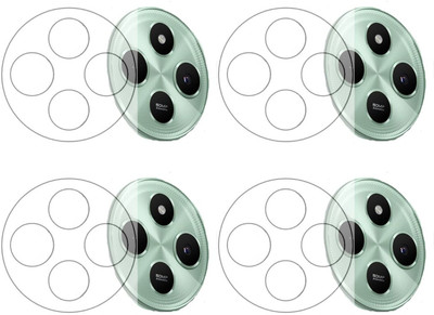 ISAAK Back Camera Lens Glass Protector for Poco C75(Pack of: 4)