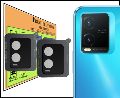 HIRDESH Back Camera Lens Glass Protector for Vivo T1x(Pack of: 2)