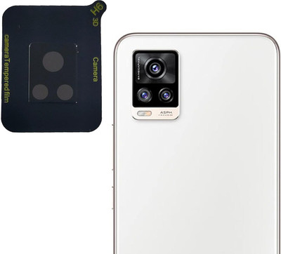 VOSKI Back Camera Lens Glass Protector for Vivo V20 Pro Edge To Edge 5D Camera Lens Protector(Pack of: 1)