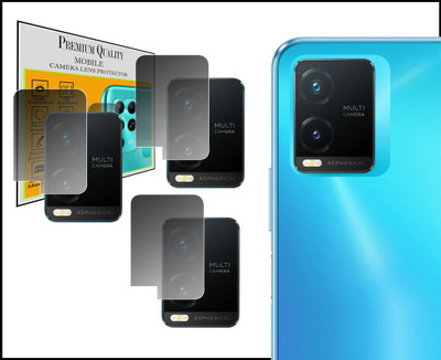 Hideous Back Camera Lens Glass Protector for Vivo T1X(Pack of: 3)