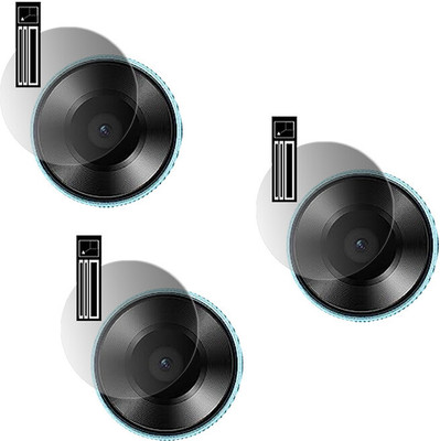 YCHROZE Back Camera Lens Glass Protector for Oppo A17k(Pack of: 3)