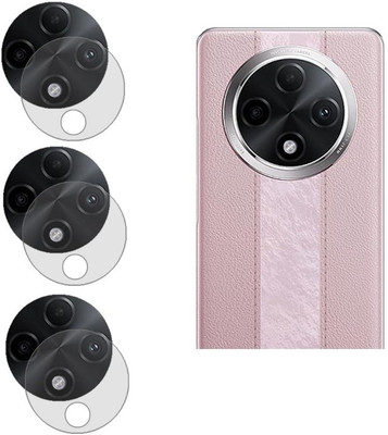 RANKART Back Camera Lens Glass Protector for Oppo F27 Pro Plus 5G With Anti-Shock, Air Bubble Free, 9H Hardness, Ultra HD(Pack of: 3)