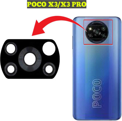 A R Enterprise Back Camera Lens Glass Protector for POCO X3, POCO X3 PRO(Pack of: 1)