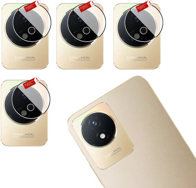 DAFFIN Back Camera Lens Glass Protector for VIVO YO2(Pack of: 4)