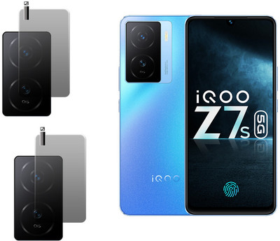 HIDEOUS Back Camera Lens Glass Protector for VIVO iQOO Z7s 5G(Pack of: 2)