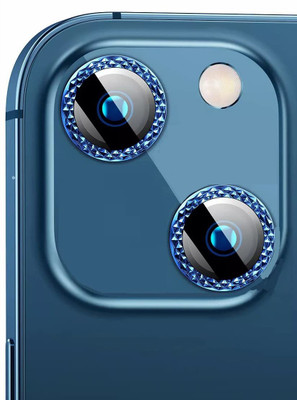 VOSKI Back Camera Lens Ring Guard Protector for iPhone 13 Mini Camera Lens Protector Anti Scratch Diamond Camera Ring(Pack of: 1)