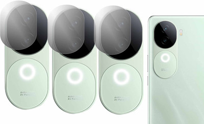 HIDEOUS Back Camera Lens Glass Protector for iQOO Z9s 5G(Pack of: 3)