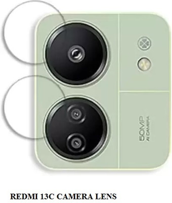 RUNEECH Back Camera Lens Glass Protector for REDMI 13C, Redmi 13 4g EDGE TO EDGE CAMERA LENS(Pack of: 1)