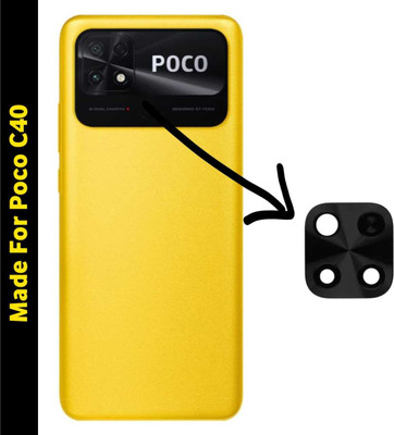 CELLO TECH Back Camera Lens Glass Protector for POCO C40(Pack of: 1)