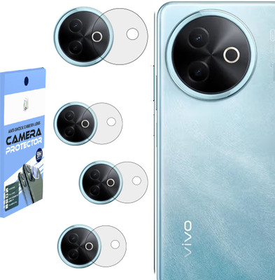SCREENIX Back Camera Lens Glass Protector for VIVO Y39 5G, [Flexible Unbreakable Polycarbonate Material](Pack of: 4)