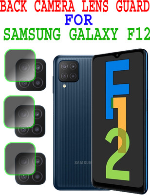 EJZATI Back Camera Lens Glass Protector for SAMSUNG GALAXY F12(Pack of: 3)
