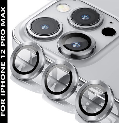 BLACK LOVIES Back Camera Lens Ring Guard Protector, Camera Lens Glass Protector for Apple iPhone 12 Pro Max(Pack of: 3)