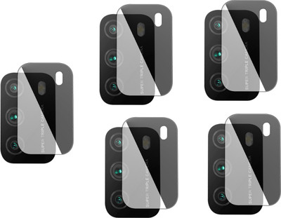 HIDEOUS Back Camera Lens Glass Protector for Poco M3(Pack of: 5)
