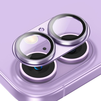 MOBCART Back Camera Lens Glass Protector, Camera Lens Ring Guard Protector for iPhone 17 – 360°Full Coverage, Metal Frame + 9H Glass Camera Protector Lavender(Pack of: 2) MOBCART Back Camera Lens Glass Protector, Camera Lens Ring Guard Protector for iPhone 17 – 360°Full Coverage, Metal Frame + 9H Glass Camera Protector Lavender(Pack of: 2)