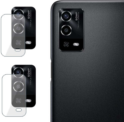 Toppings Back Camera Lens Glass Protector for Oppo A55(Pack of: 3)