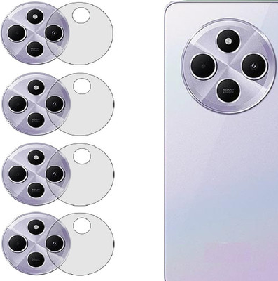 SHIVATRIX Back Camera Lens Glass Protector for REDMI A4 5G, [Unbreakable Flexible Polycarbonate Material](Pack of: 4)