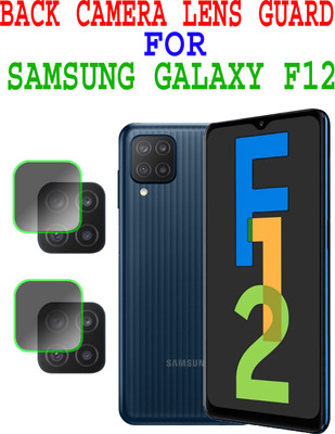 EJZATI Back Camera Lens Glass Protector for SAMSUNG GALAXY F12(Pack of: 2)