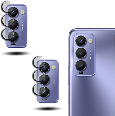 Hi-Cam Back Camera Lens Glass Protector for - Tecno Camon 18(Pack of: 2)
