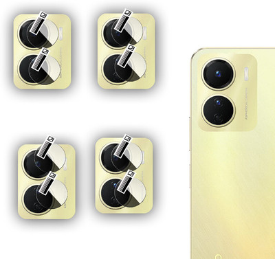 EZGER Back Camera Lens Glass Protector for Vivo Y16(Pack of: 4)