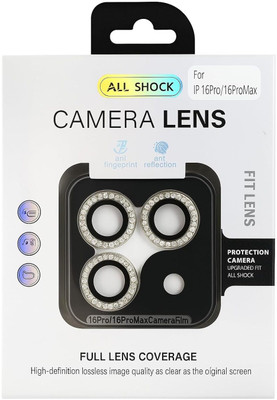 Rasri Back Camera Lens Ring Guard Protector for Iphone 16 Pro(Pack of: 1)
