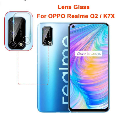 FCS Back Camera Lens Ring Guard Protector, Camera Lens Glass Protector for Realme Q2 K7 X(Pack of: 3)