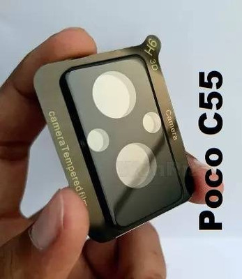 VDAT Back Camera Lens Glass Protector for poco c55, poco c55(Pack of: 1)
