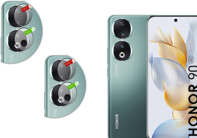 DAFFIN Back Camera Lens Glass Protector for Honor 90 5G(Pack of: 2)